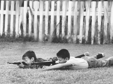 Boys Stationed with Families at Guantanamo Naval Base at the Height of the Cuban Crisis