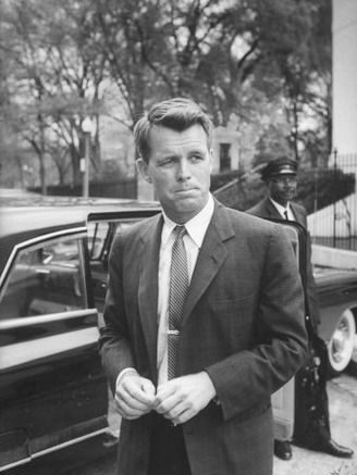 Attorney General Robert F. Kennedy, after Meeting of National Security Council, Re Cuban Crisis