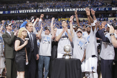 Oklahoma City Thunder v Dallas Mavericks - Game Five, Dallas, TX - MAY 25: Mark Cuban